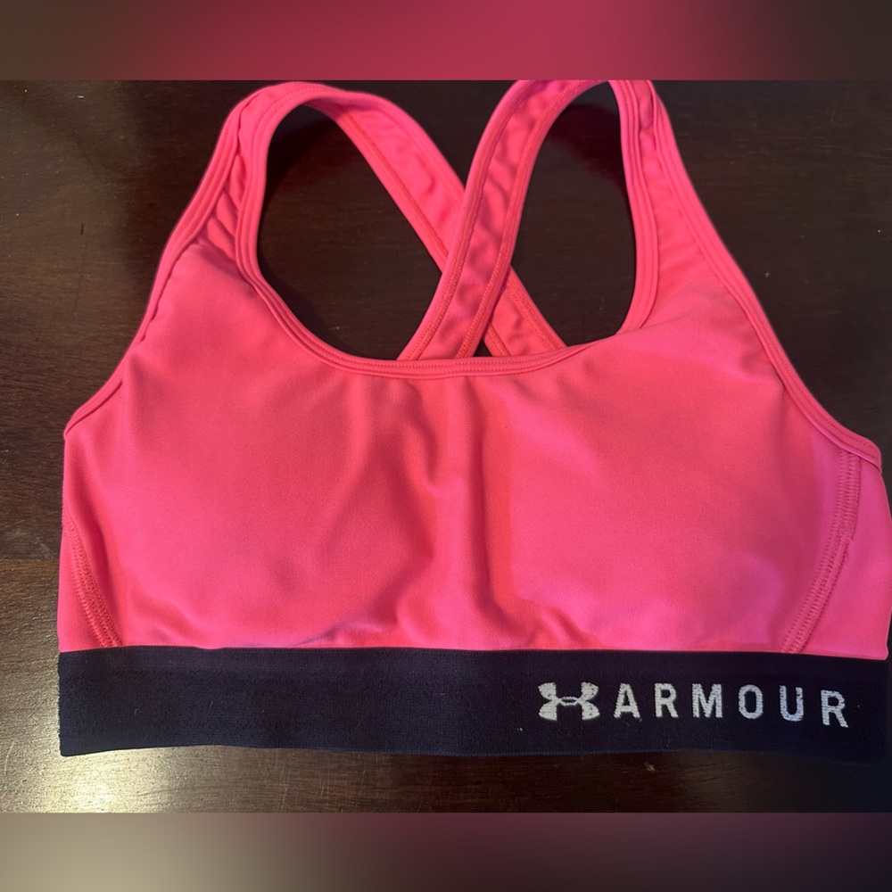 Under Armour mid impact cross back sports bra